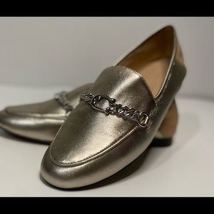 Coach Metallic Loafers